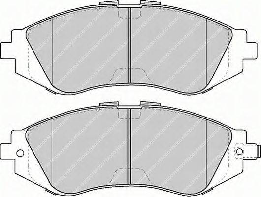 FERODO FSL1116 Комплект тормозных колодок, дисковый тормоз