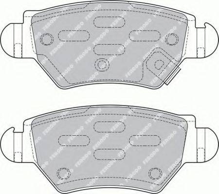 FERODO FSL1294 Комплект тормозных колодок, дисковый тормоз