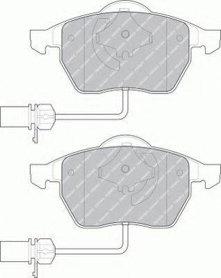 FERODO FSL1323 Комплект тормозных колодок, дисковый тормоз