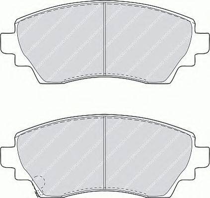 FERODO FSL1391 Комплект тормозных колодок, дисковый тормоз