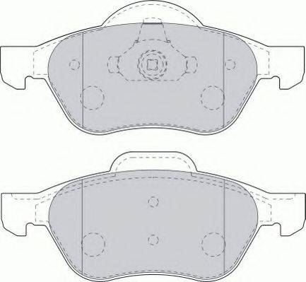 FERODO FSL1440 Комплект тормозных колодок, дисковый тормоз