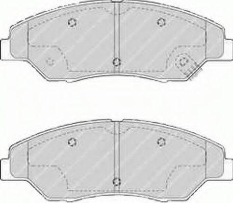 FERODO FSL1536 Комплект тормозных колодок, дисковый тормоз
