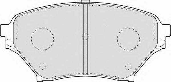 FERODO FSL1600 Комплект тормозных колодок, дисковый тормоз