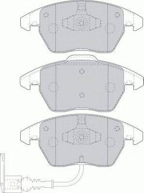 FERODO FSL1641 Комплект тормозных колодок, дисковый тормоз