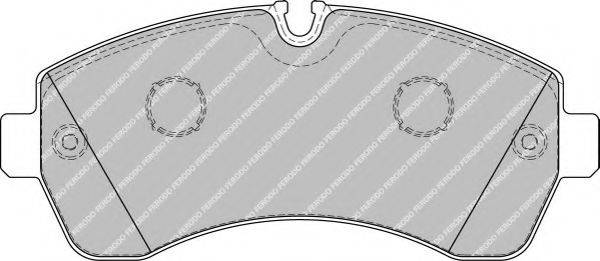 FERODO FSL1777 Комплект тормозных колодок, дисковый тормоз