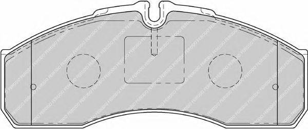 FERODO FSL1791 Комплект тормозных колодок, дисковый тормоз