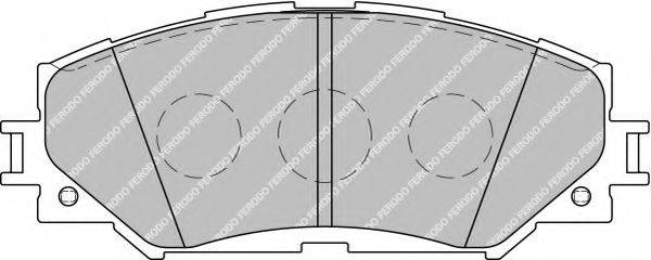 FERODO FSL1891 Комплект тормозных колодок, дисковый тормоз