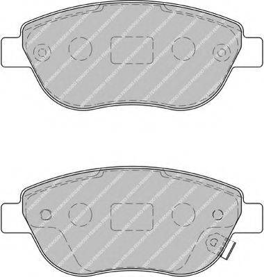 FERODO FSL1919 Комплект тормозных колодок, дисковый тормоз