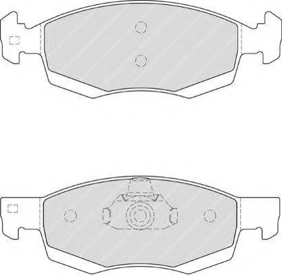 FERODO FSL4035 Комплект тормозных колодок, дисковый тормоз