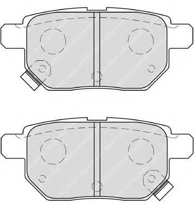 FERODO FSL4042 Комплект тормозных колодок, дисковый тормоз