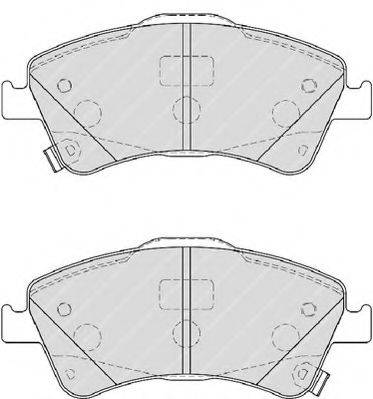 FERODO FSL4047 Комплект тормозных колодок, дисковый тормоз