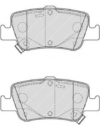 FERODO FSL4048 Комплект тормозных колодок, дисковый тормоз