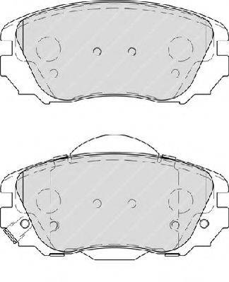 FERODO FSL4207 Комплект тормозных колодок, дисковый тормоз