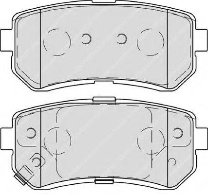 FERODO FSL4235 Комплект тормозных колодок, дисковый тормоз