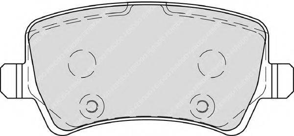 FERODO FSL4237 Комплект тормозных колодок, дисковый тормоз