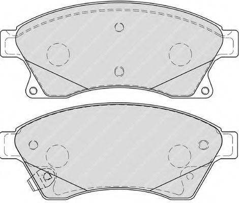 FERODO FSL4262 Комплект тормозных колодок, дисковый тормоз