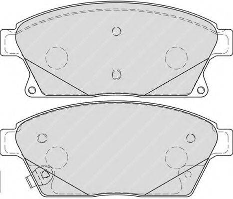 FERODO FSL4264 Комплект тормозных колодок, дисковый тормоз