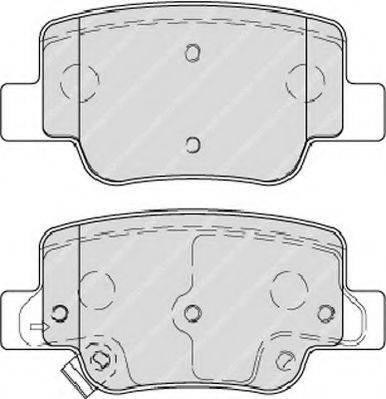 FERODO FSL4275 Комплект тормозных колодок, дисковый тормоз