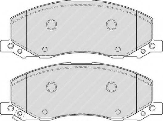 FERODO FSL4278 Комплект тормозных колодок, дисковый тормоз