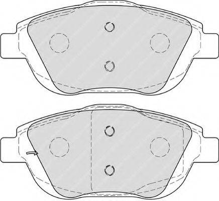 FERODO FSL4288 Комплект тормозных колодок, дисковый тормоз