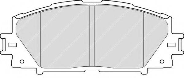 FERODO FSL4310 Комплект тормозных колодок, дисковый тормоз