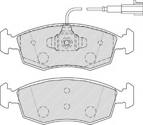 FERODO FSL4353 Комплект тормозных колодок, дисковый тормоз