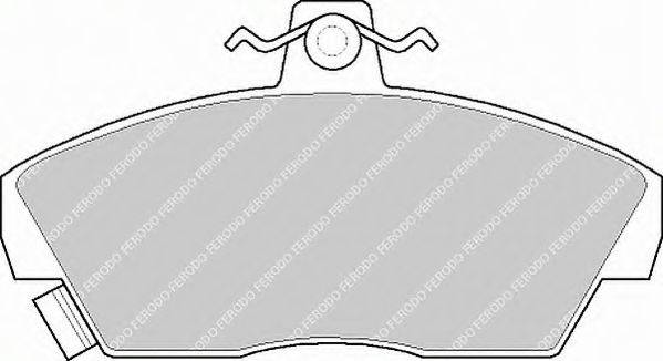 FERODO FSL608 Комплект тормозных колодок, дисковый тормоз