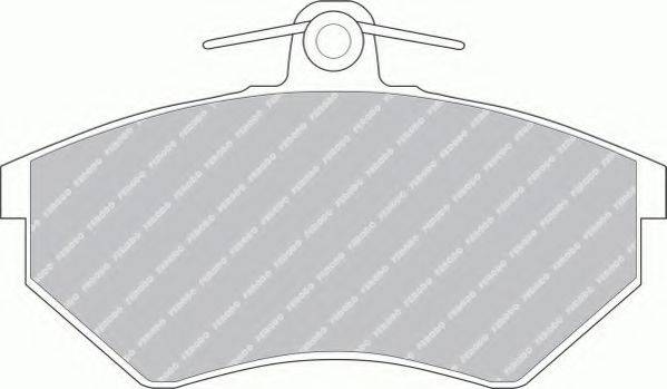 FERODO FSL774 Комплект тормозных колодок, дисковый тормоз