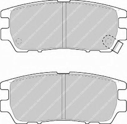 FERODO FSL804 Комплект тормозных колодок, дисковый тормоз