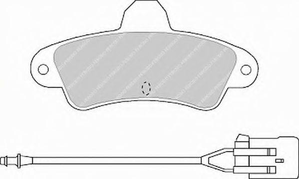 FERODO FSL913 Комплект тормозных колодок, дисковый тормоз