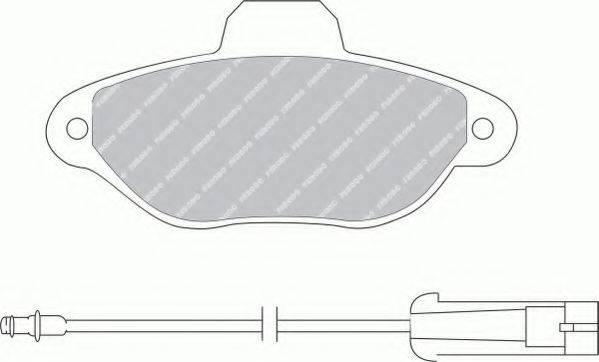 FERODO FSL925 Комплект тормозных колодок, дисковый тормоз