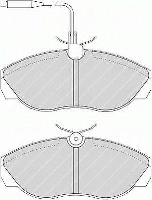 FERODO FSL967 Комплект тормозных колодок, дисковый тормоз