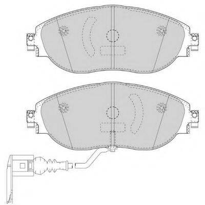 FERODO FDB4425 Комплект тормозных колодок, дисковый тормоз