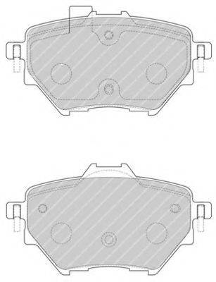 FERODO FDB4680 Комплект тормозных колодок, дисковый тормоз