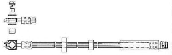 FERODO FHY3026 Тормозной шланг