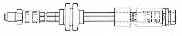 FERODO FHY3187 Тормозной шланг