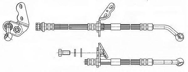 FERODO FHY3215 Тормозной шланг