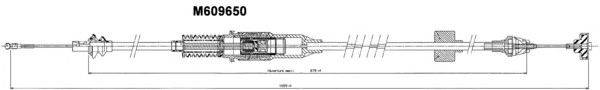 FERODO FCC422759 Трос, управление сцеплением