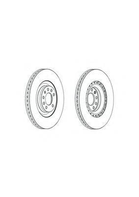 FERODO DDF1909C Тормозной диск