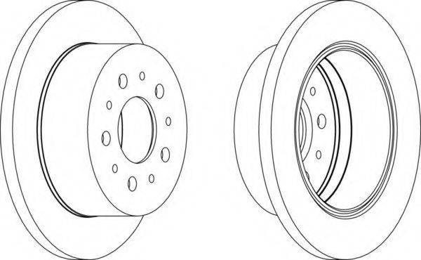 FERODO DDF1145C1 Тормозной диск