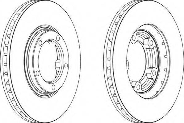 FERODO DDF1404C1 Тормозной диск