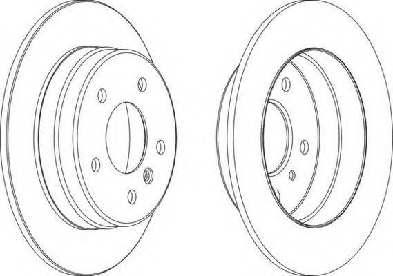 FERODO DDF1362C Тормозной диск