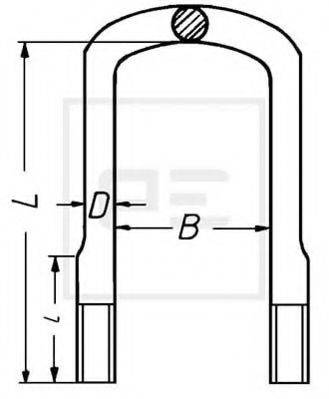 PE AUTOMOTIVE 03527600A Стремянка рессоры