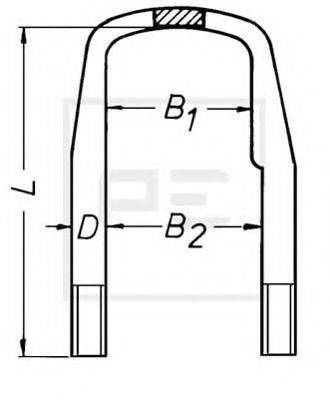 PE AUTOMOTIVE 03526240A Стремянка рессоры