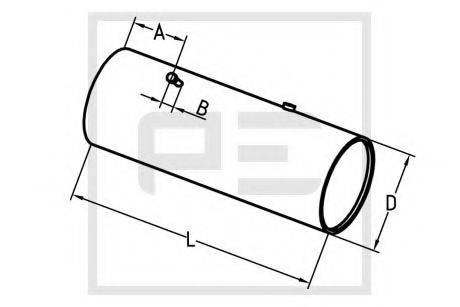 PE AUTOMOTIVE 01900500A Топливный бак