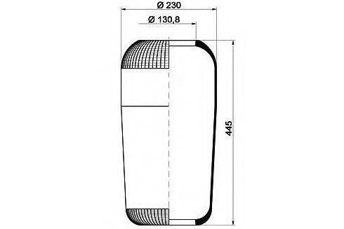 PE AUTOMOTIVE 08409710A Кожух пневматической рессоры