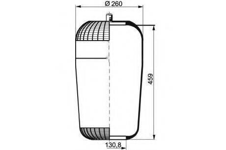 PE AUTOMOTIVE 08411110A Кожух пневматической рессоры