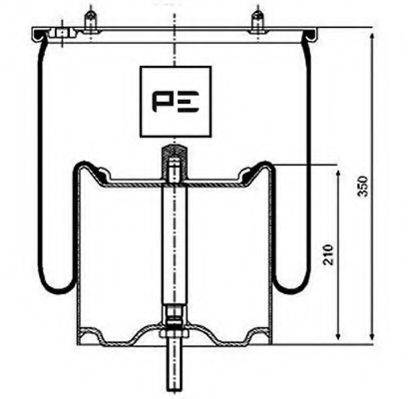 PE AUTOMOTIVE 08411972A Кожух пневматической рессоры