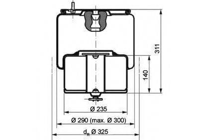 PE AUTOMOTIVE 08428211A Кожух пневматической рессоры