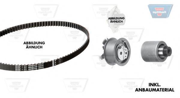 OPTIBELT KT1237W5 Водяной насос + комплект зубчатого ремня